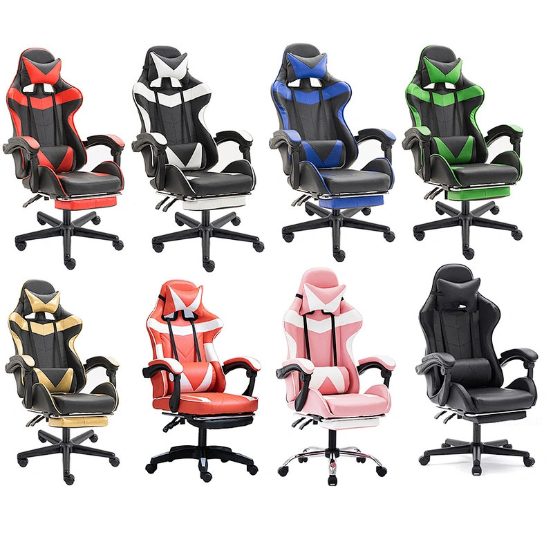 High Quality Custom Logo Pu pink office girl gaming chair