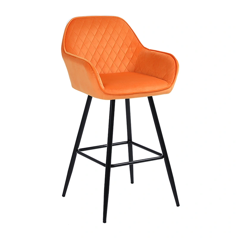 Modern velvet Bar Stool chair Furniture for Hotel Restaurant Bar home bar stools modern chair