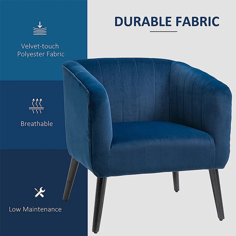 Luxury nordic design dinning furniture fabric velvet dining chair