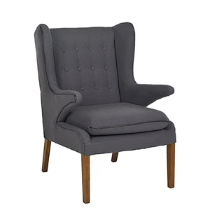 Modern Designer Furniture living room dining room Mid-Century Steel Gray Arm Chair