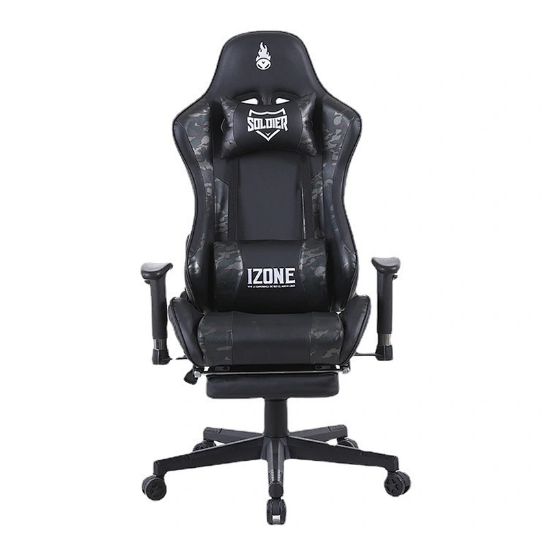 Pink Cute Seat Pink PVC Racing Swivel Computer Office Chair Gaming Chair With 2D Armrest
