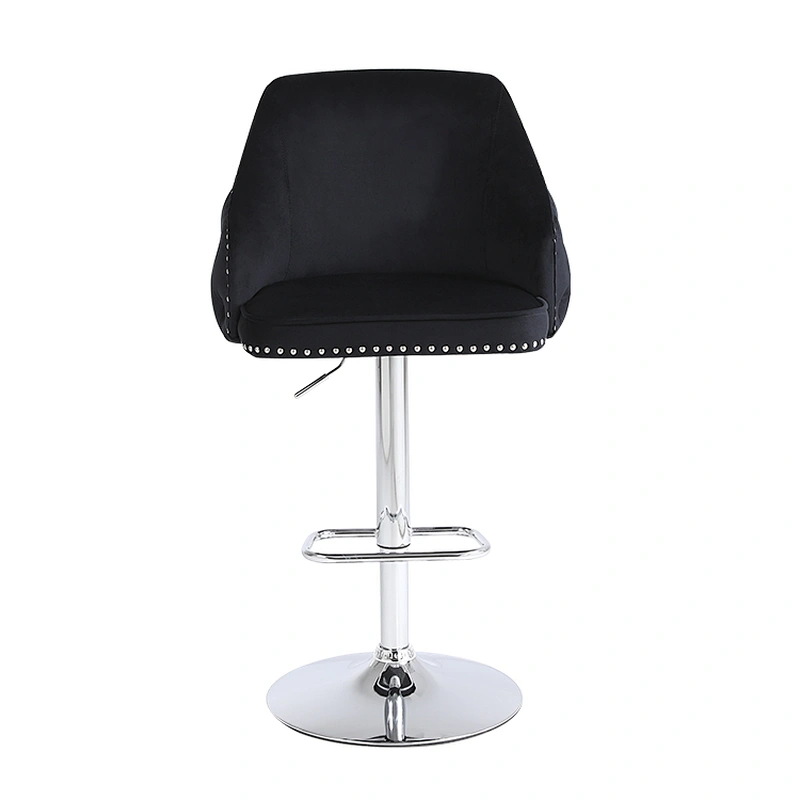 Wholesale modern luxury high back commercial bar stool