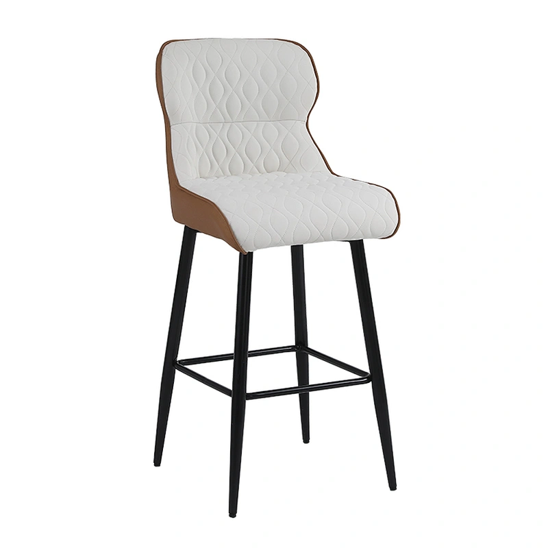 Hot Sale Nordic Modern Leather High Bar Furniture modern bar stool chair