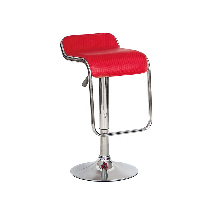 Made in China Modern Bar Stool PU And Metal Swivel Salon Stools Bar Chair