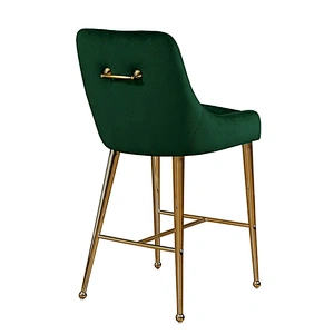 Velvet Upholstered Wholesale luxury bar stools for kitchen