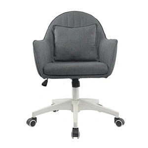 Home Office Desk Chair Stool Comfy Swivel Gold Vanity Accent Chair Upholstered