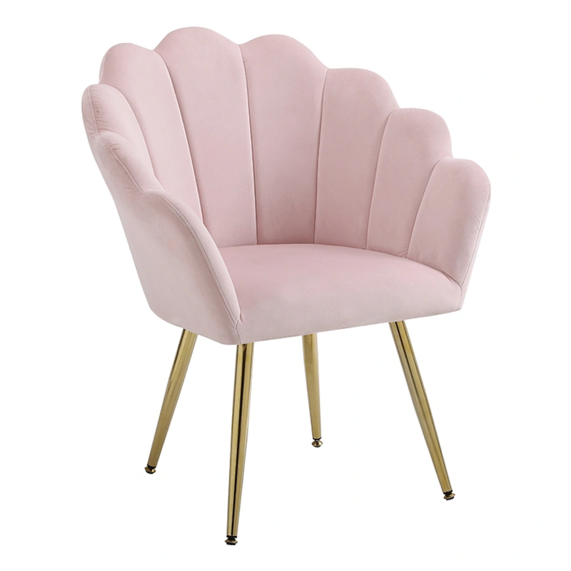 Flower design Pink Armchair Luxury Accent Chair High Quality Modern Chairs Living Room Leisure Chair