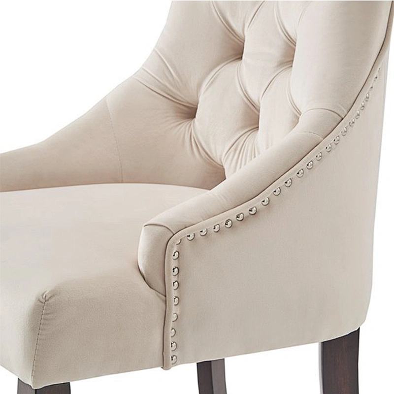 Wholesale Nordic Home Furniture Kitchen Living Room Modern Luxury Accent Fabric Velvet Dining Chair