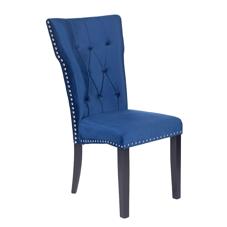 Luxury Design Restaurant Modern Fabric tufted antique cafe dining chair