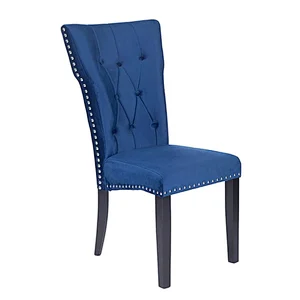 Luxury Design Restaurant Modern Fabric tufted antique cafe dining chair