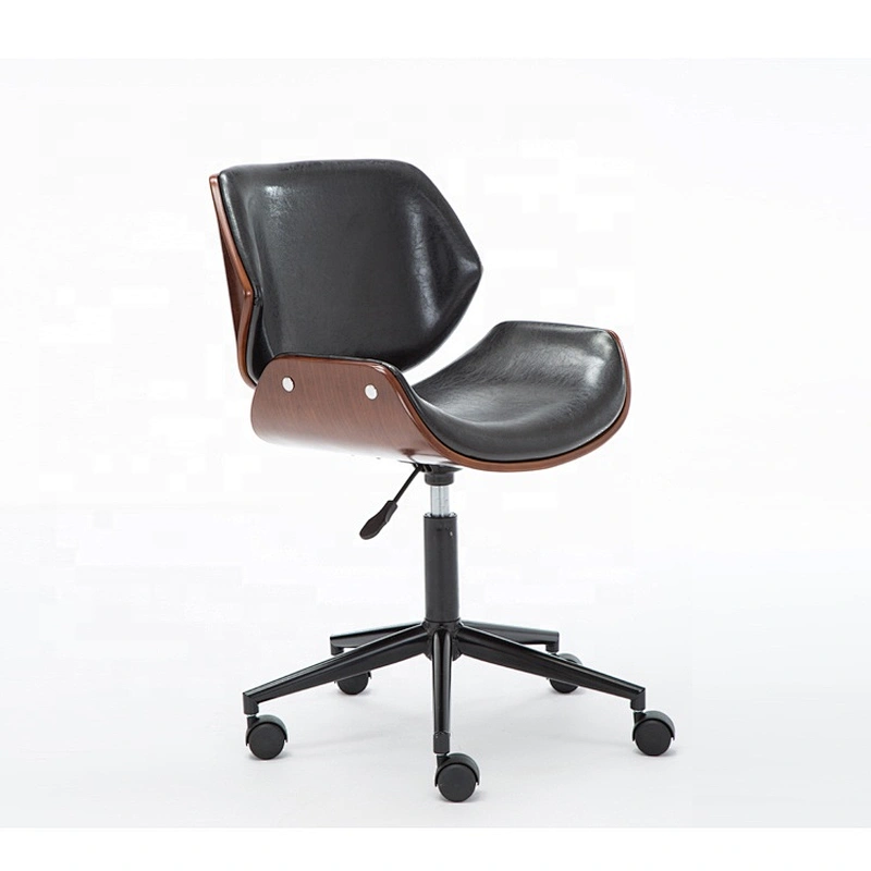 Modern bentwood office chair swivel computer leather office chair