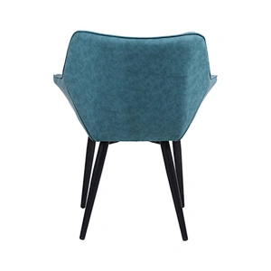 Nordic Modern Unique Design Cheap Restaurant high back comfortable leather dining room chairs