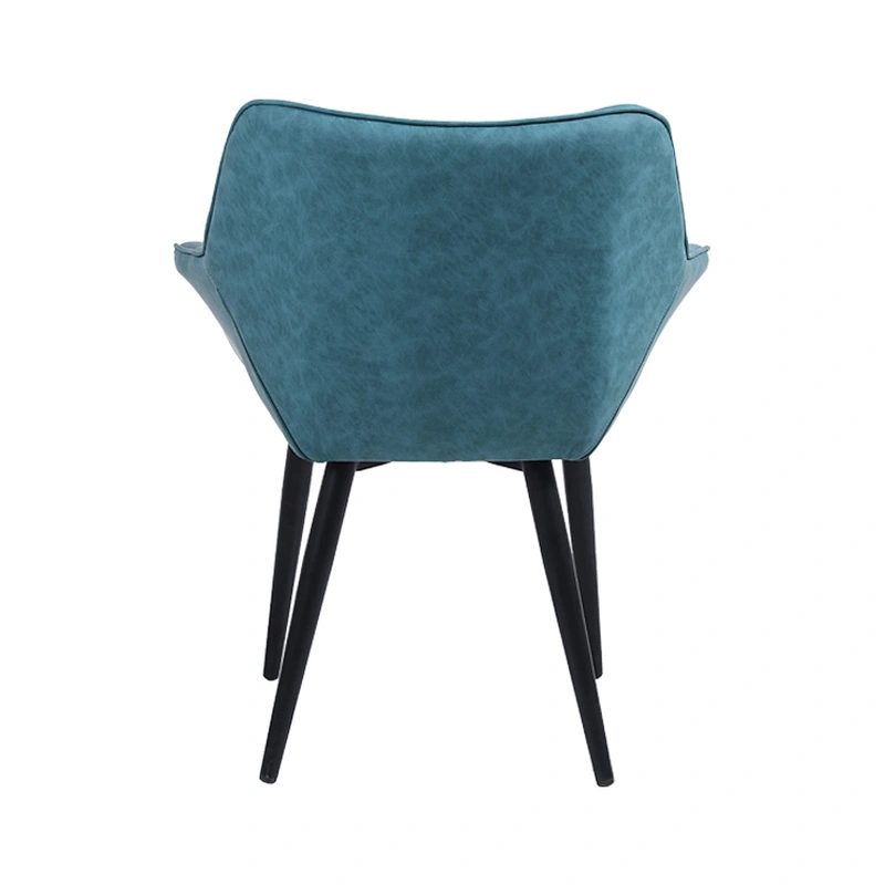Nordic Modern Unique Design Cheap Restaurant high back comfortable leather dining room chairs
