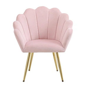 Flower design Pink Armchair Luxury Accent Chair High Quality Modern Chairs Living Room Leisure Chair