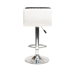 Cheap Luxury High Back cheap commercial leather bar stool chair for sale