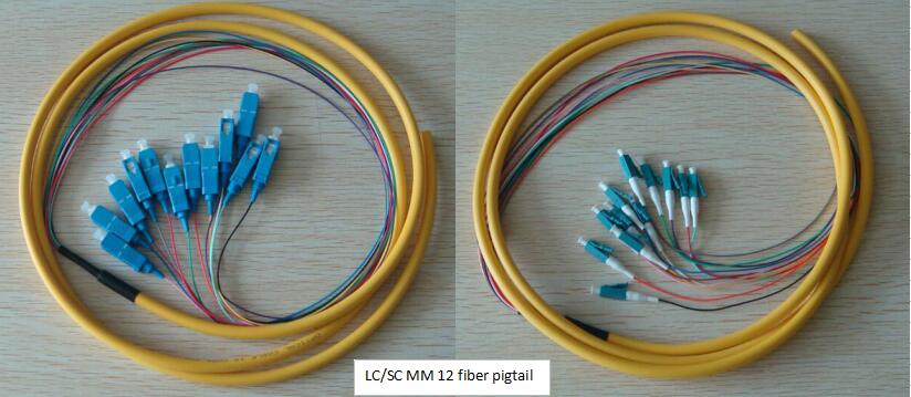 LC/SC MM 12 fiber Pigtail LC/SC MM 12 fiber Pigtail
