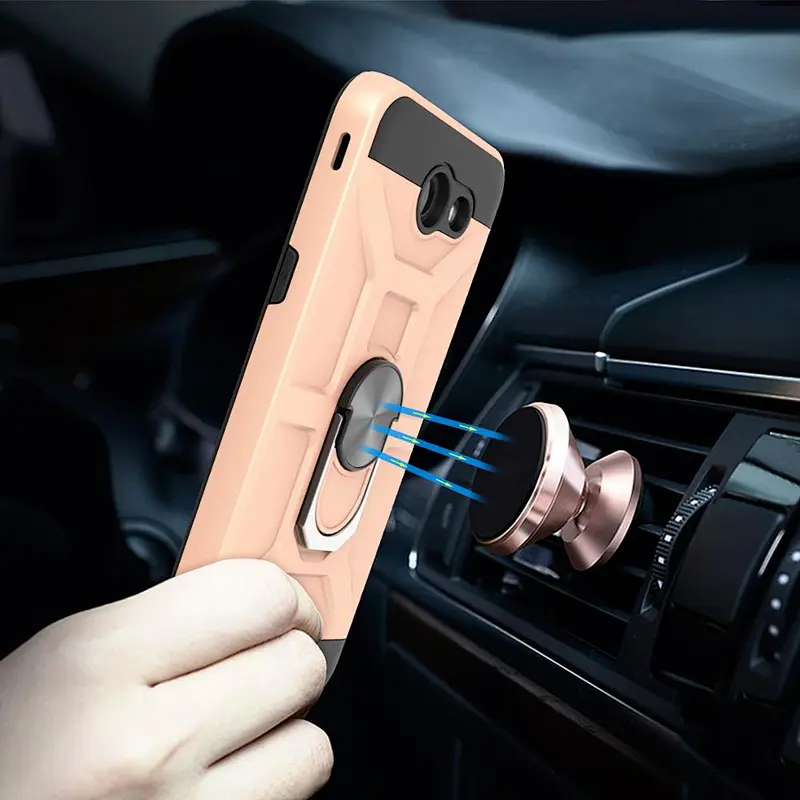 Shockproof PC TPU 2 in 1 cases anti slip phone case back cover for SAMSUNG A20 S10 PLUS A11