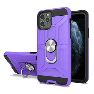 New arrival tpu pc shockproof phone cases durable back covers with ring holder for Iphone 11 Pro