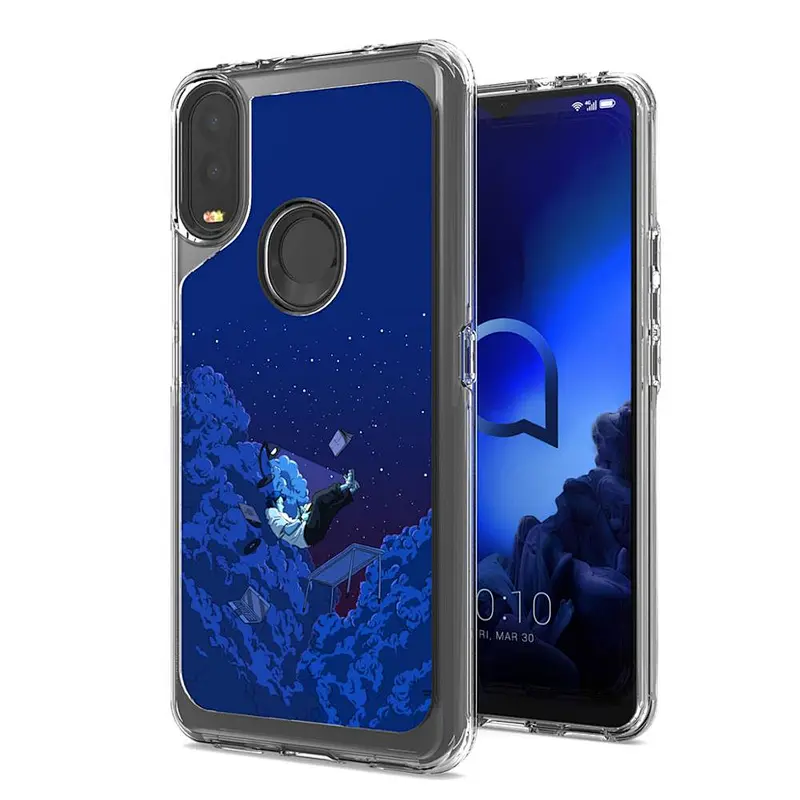 New Ultra Thin Marble Pattern TPU Phone Case IMD Craft For Alcatel 3V