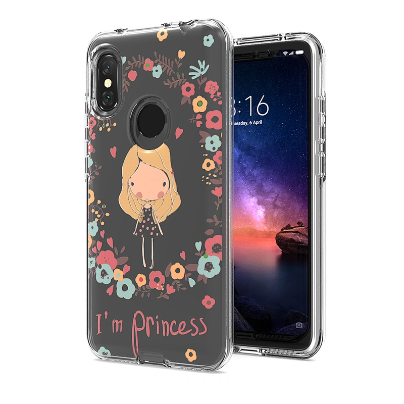 Custom Personalized Pattern Transparent mobile phone case For Mi Redmi Note 8 Pro Note 9s