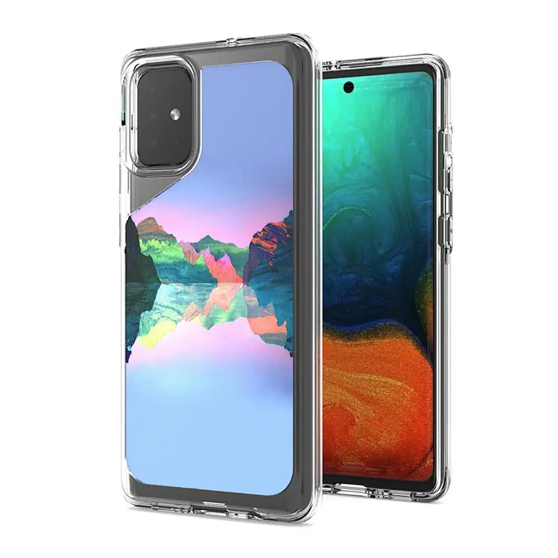3d Custom Printed Phone Case IMD Marble Sticker Shockproof Cellphone Covers for Samsung A71