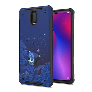 New Design Luxury cover 2 In 1 TPU+PC 3D Printed phone case for OPPO R17