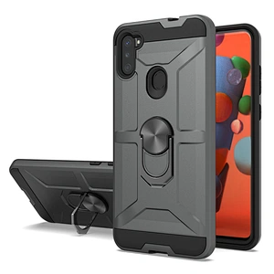 Metal ring holder armor phone screen protector case for Samsung A01 A21 A51 A71 A81 A91 A11