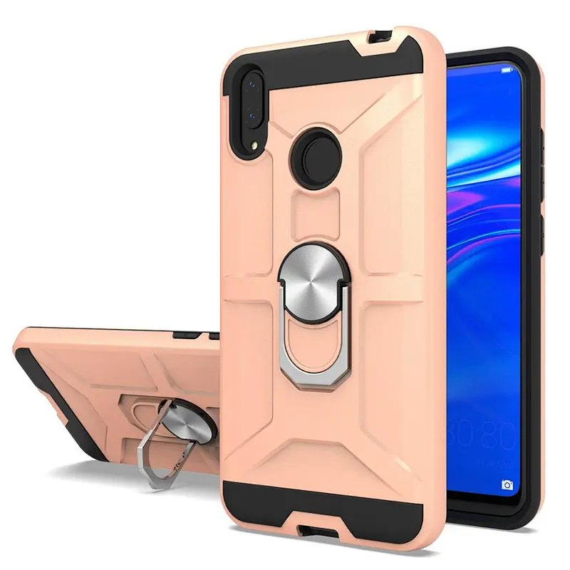 durable magnetic phone case Ring Holder PC TPU phone cover for Huawei Y7 2019/Y7 PRO 2019/Y7 PRIME 2019