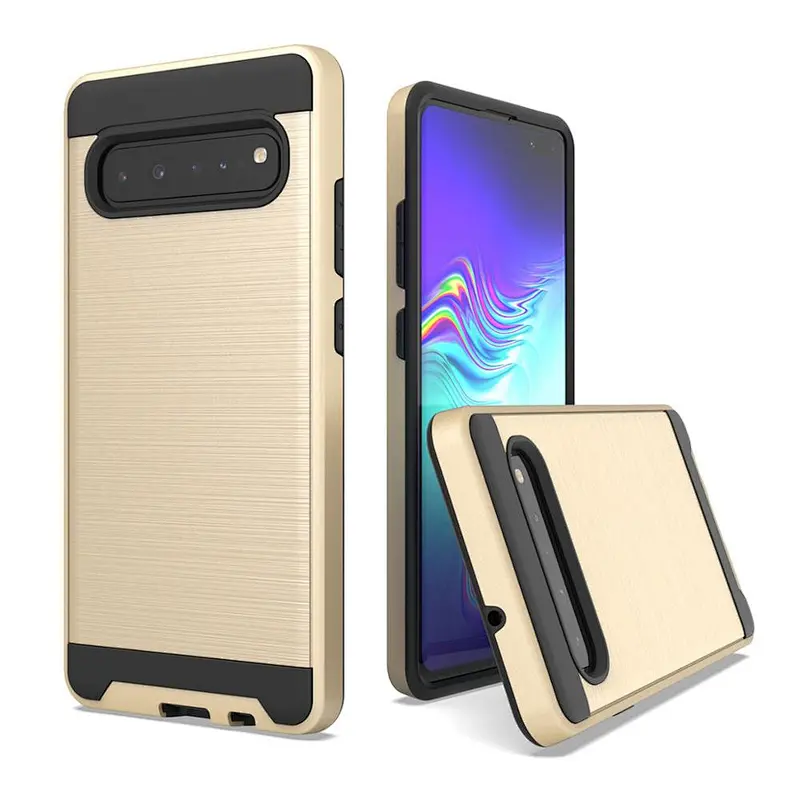 New fashionable mobile parts shockproof bumper OEM printing back cover phone case for Samsung S10 5G