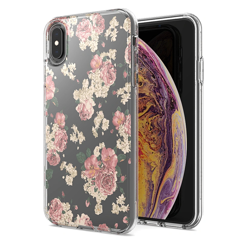 High Quality Mobile Parts for Iphone Transparent Phone Back Housing with Custom Printing for Iphone XS Max