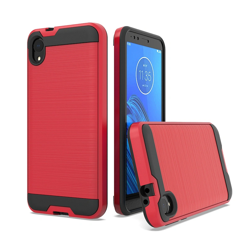 Top quality brushed metal case for Motorola MOTO E6  phone case for Motorola MOTO E6 Plus