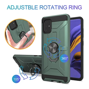 360 ring holder cell phone case universal shock back cover case For SAMSUNG A51 A71 S20 PLUS