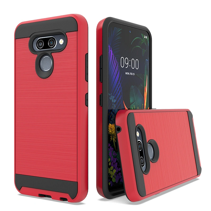 Fundas For Motorola MOTO ONE ZOOM protector PC TPU 2 in 1 brushed metal case for Motorola one pro