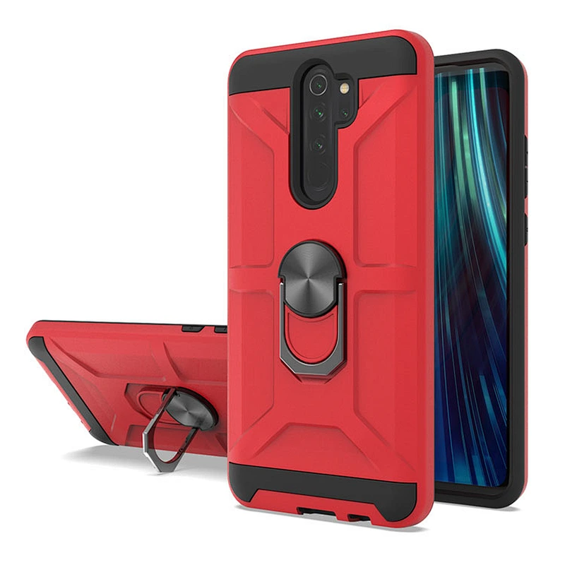 Iron man design armor shockproof case for Xiaomi Redmi NOTE 8 PRO pc tpu cover