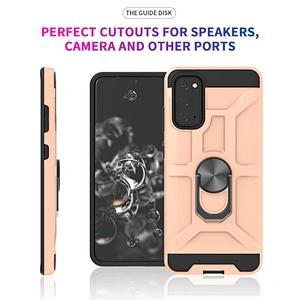 2020 top quality magnet car bracket ring stand phone case for SAMSUNG S20 M30S A11 A71 A2 Core