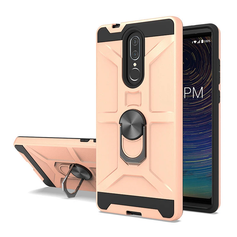 Unique design luxury phone cases armor mobile covers with stander ring holder for Coolpad Legacy