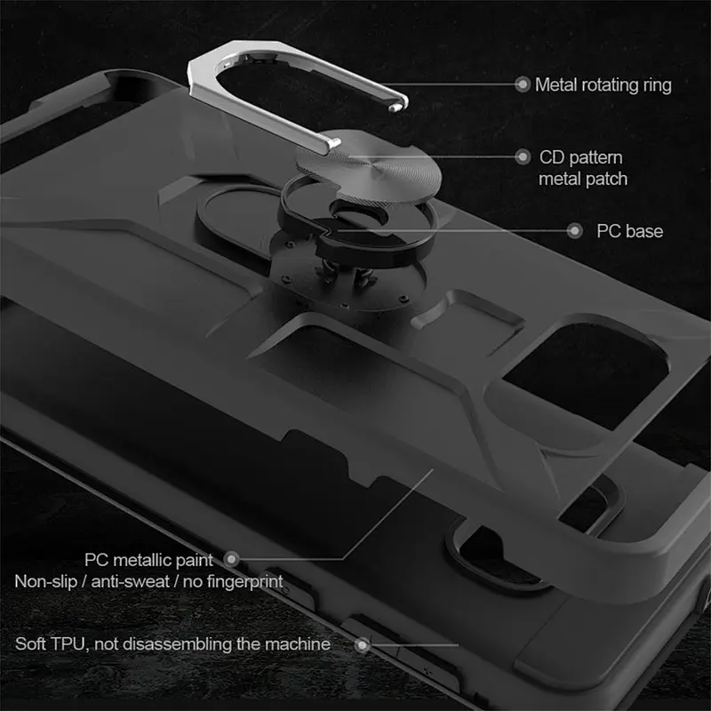 New model for samsung galaxy cover dustproof mobile phone cases with ring holder for samsung a70