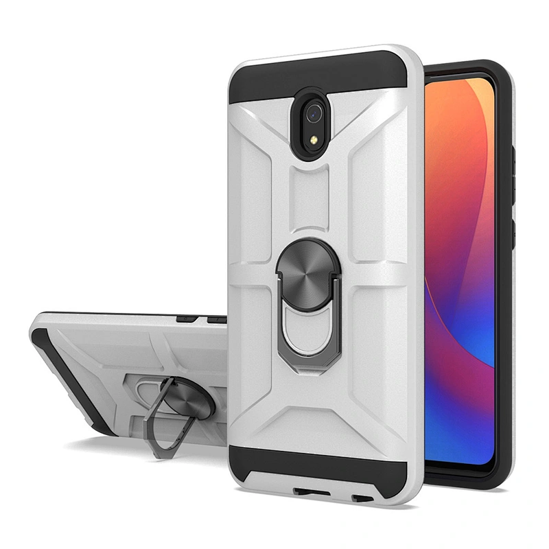 Logo customized kickstand anti shocking with ring holder phone cover case For Mi Redmi Note 8A Pro 9S