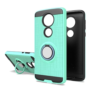 new fashion phone case with ring holder for Moto E5 Plus magnetic car holder phone shell for G7 Supra/G7 Power
