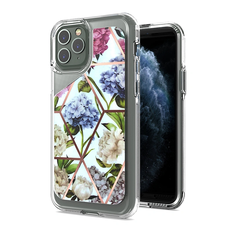 Fashionable IMD Marble Custom Printed Phone Covers for Apple iPhone 7 8 9 SE 11 Pro Max
