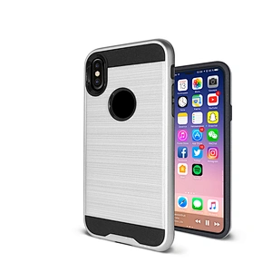 Fundas para celulares Factory Supply Directly Cell Phone Case Brushed Metal Case for Redmi 4X