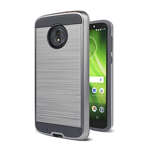 top selling original phone case for MOTO G7 Supra brush metal case for Motorola G7 Power