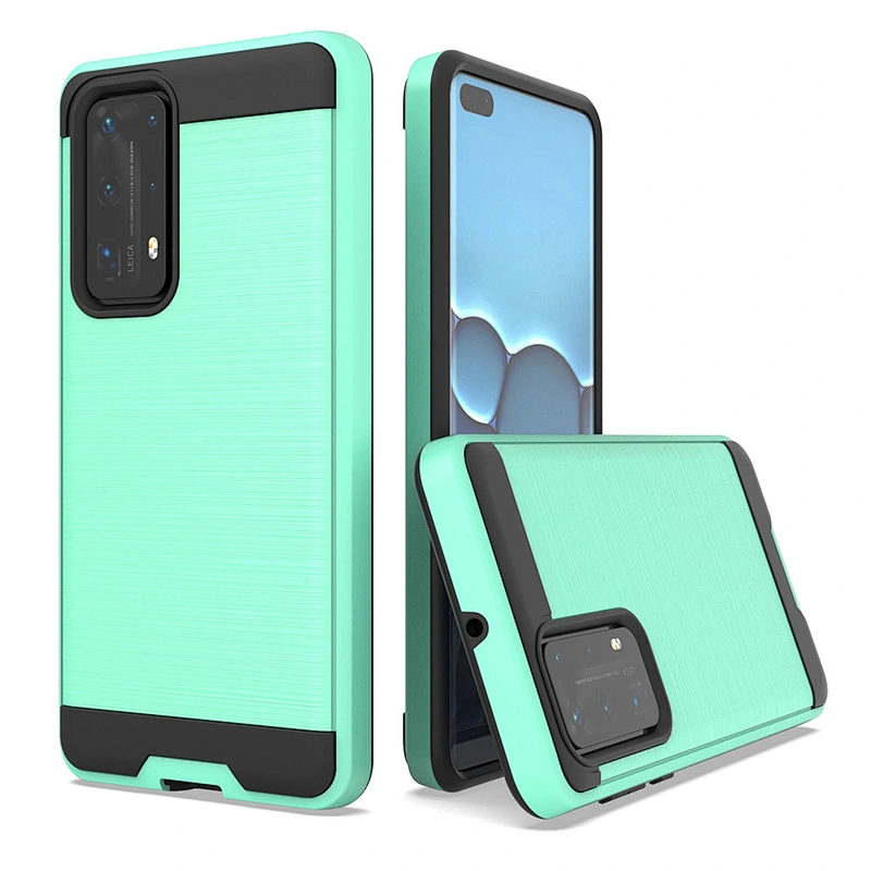 Popular unique Brushed Metal No-slip cell phone case For Huawei P40 Lite Y6P Y7P Y5P 2020