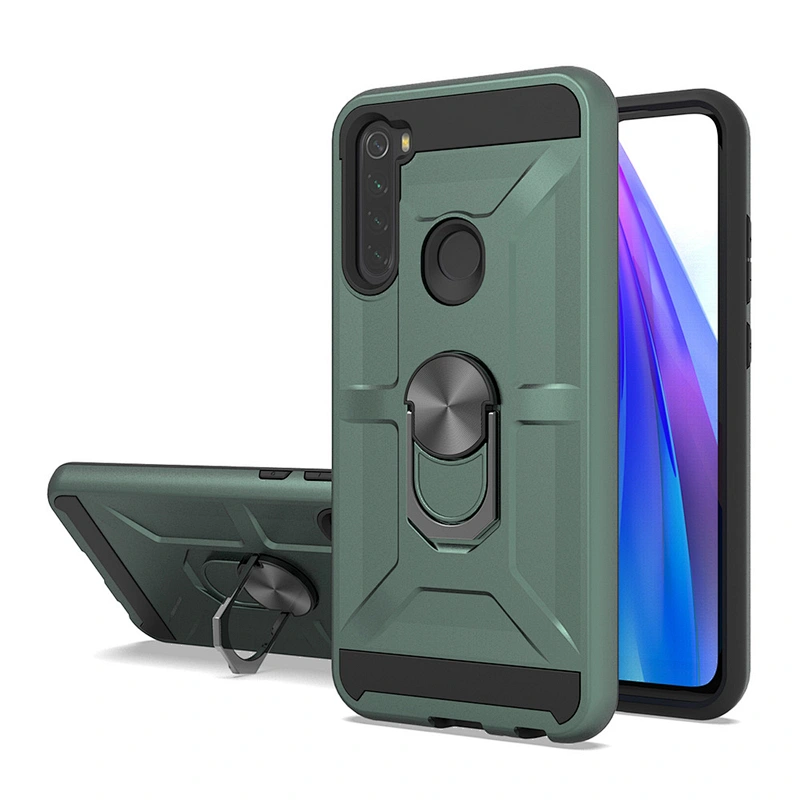 Anti Drop Custom Logo Rotation Ring Holder Kickstand phone case For Mi Redmi 8A Pro Note 9S