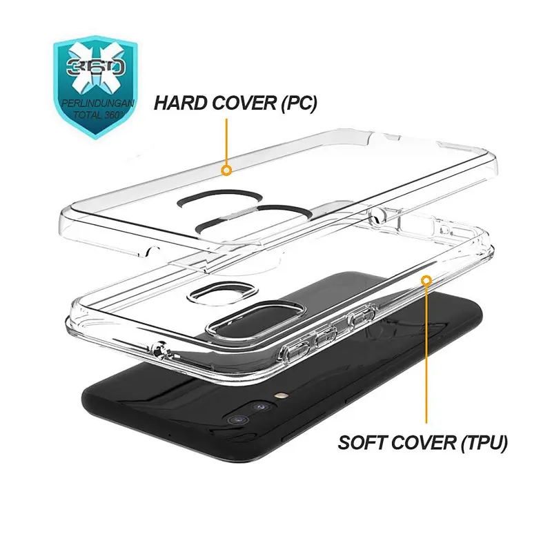 Clear mobile phone parts for Samsung A10 smart phone cases with Custom Image for Samsung M10