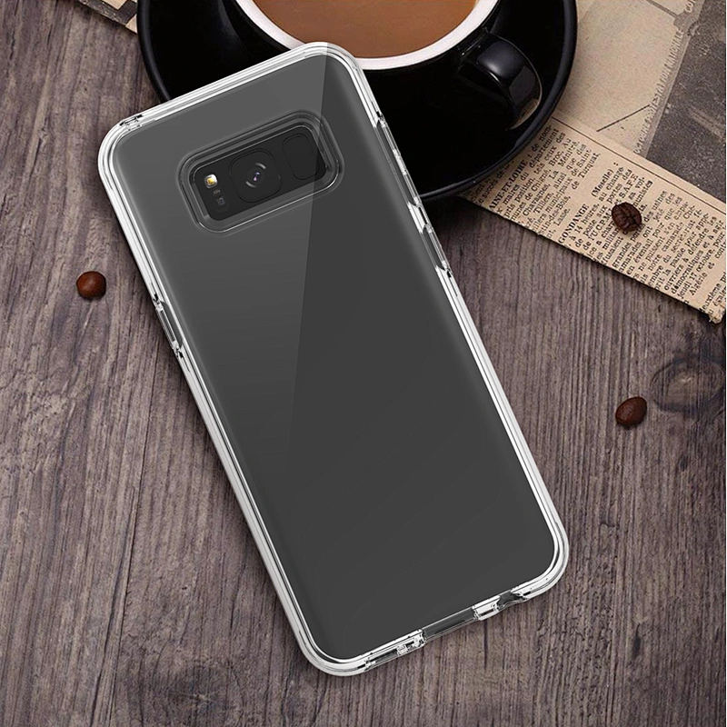 Sitemail wholesale hybrid pc tpu custom transparent case cover for Samsung S8 Plus S9 S10 S20 Ultra