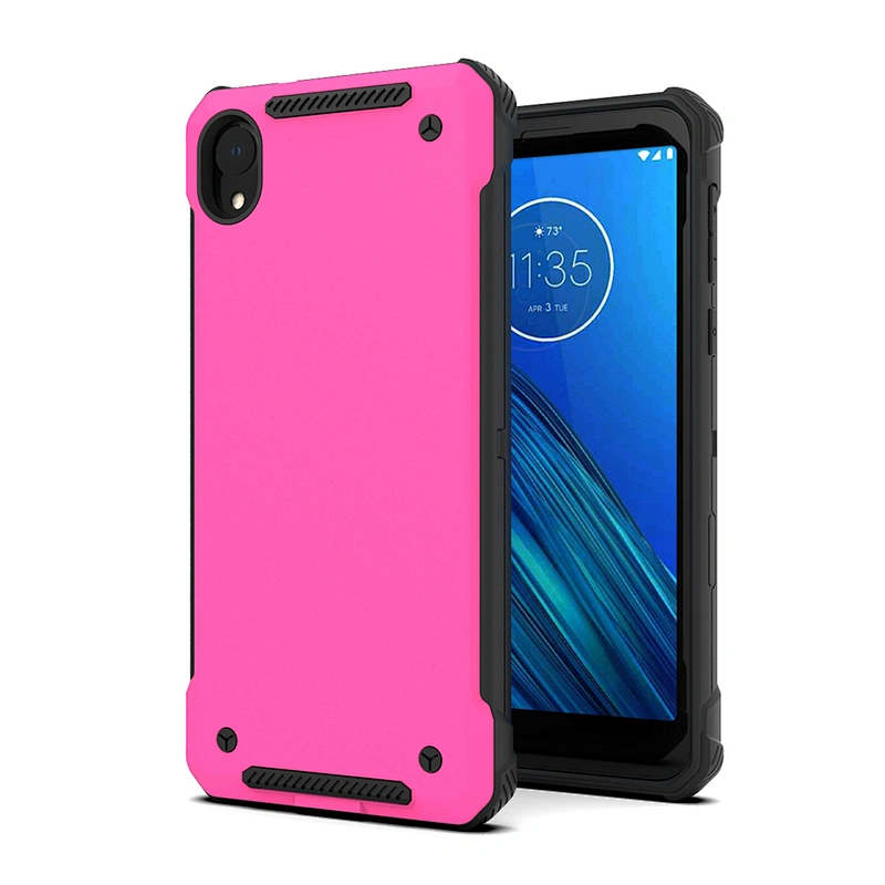 new design bright surface case defender android phone cases for Motorola E6