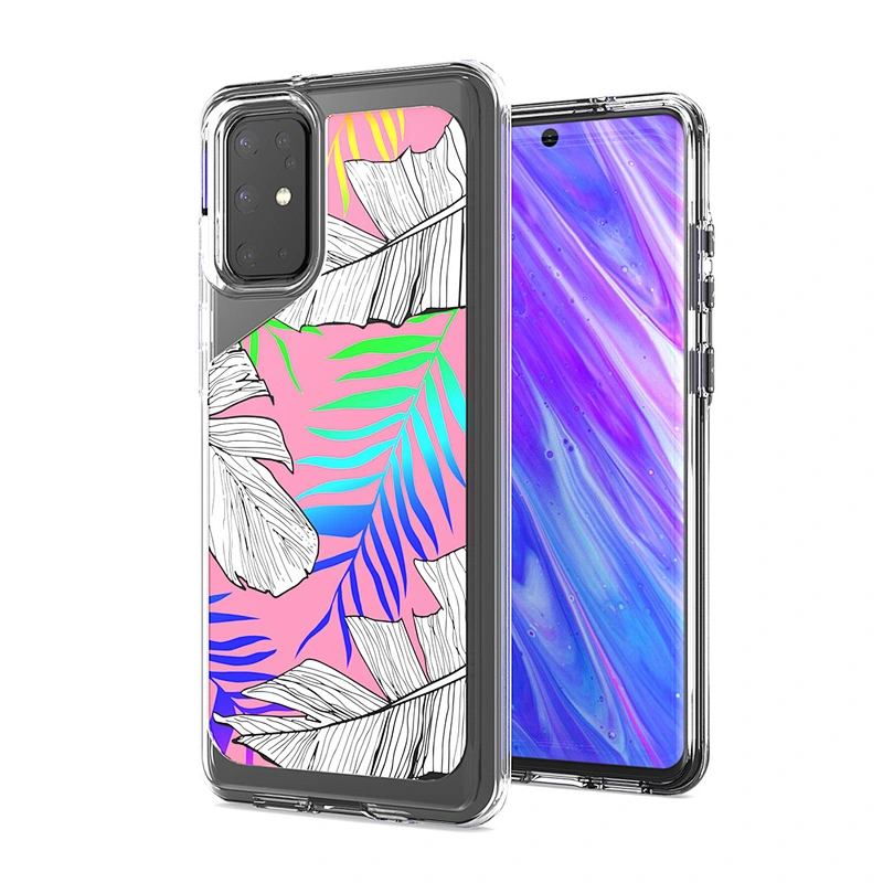 For Samsung A51 case Custom Marble Texture Pattern IMD Design Protective PC TPU case