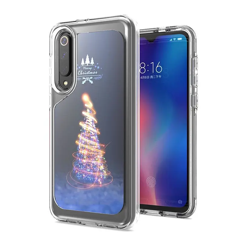 New Arrivals IMD Clear Phone Case for XIAOMI 9,Luxury printed cell phone case for MI 9