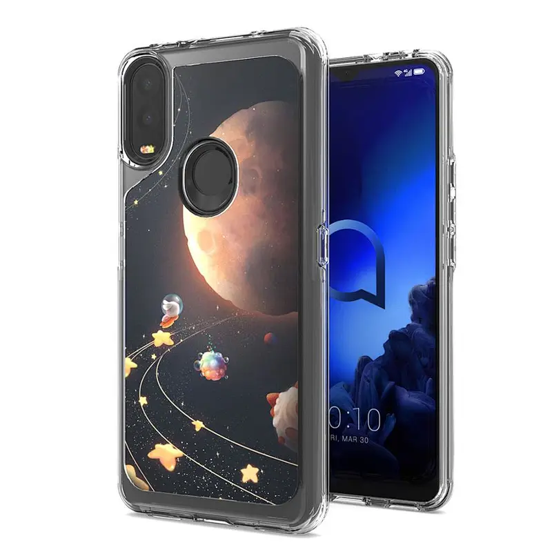 luxury fashion imd  Soft TPU IMD Phone case For Alcatel 3V